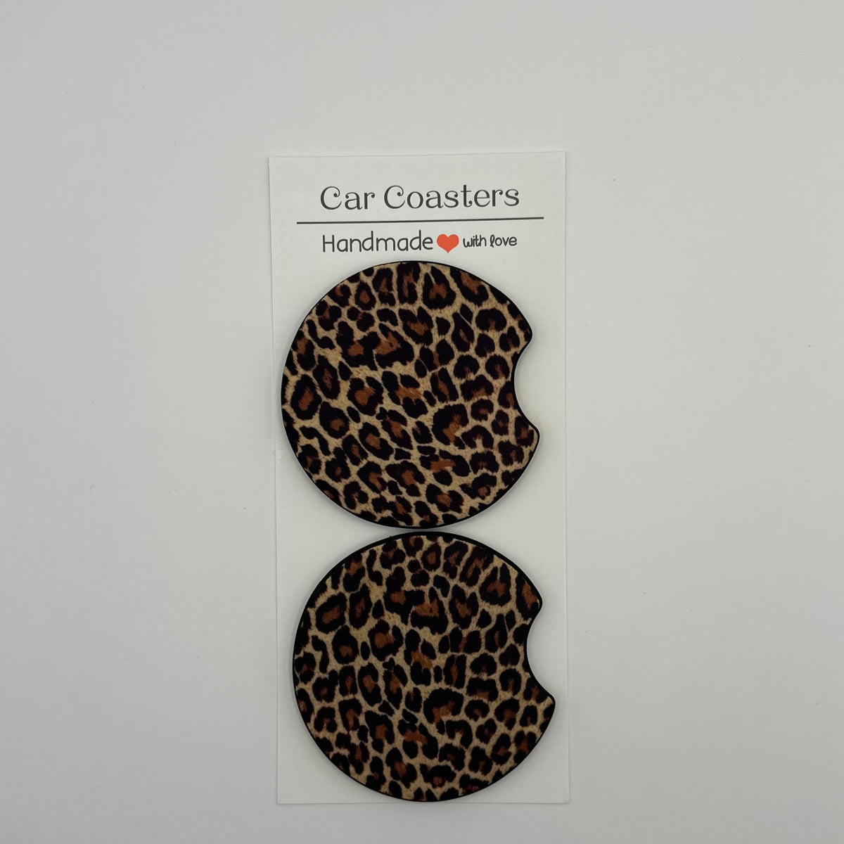 Classic Cheetah Car Coasters