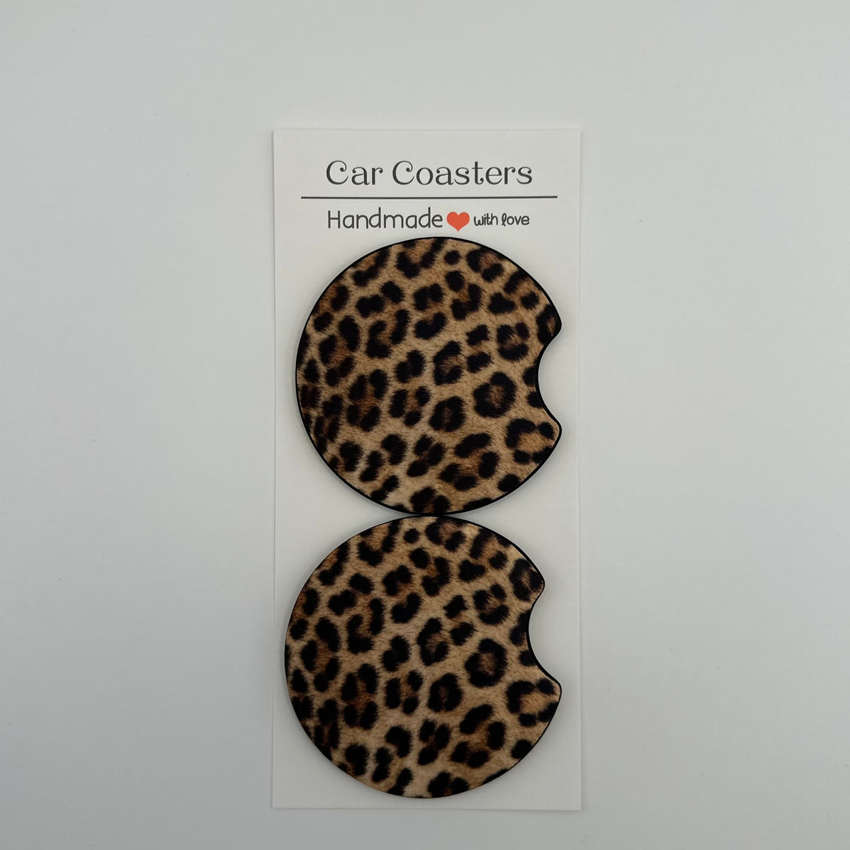 Wild & Chic Cheetah Car Coasters