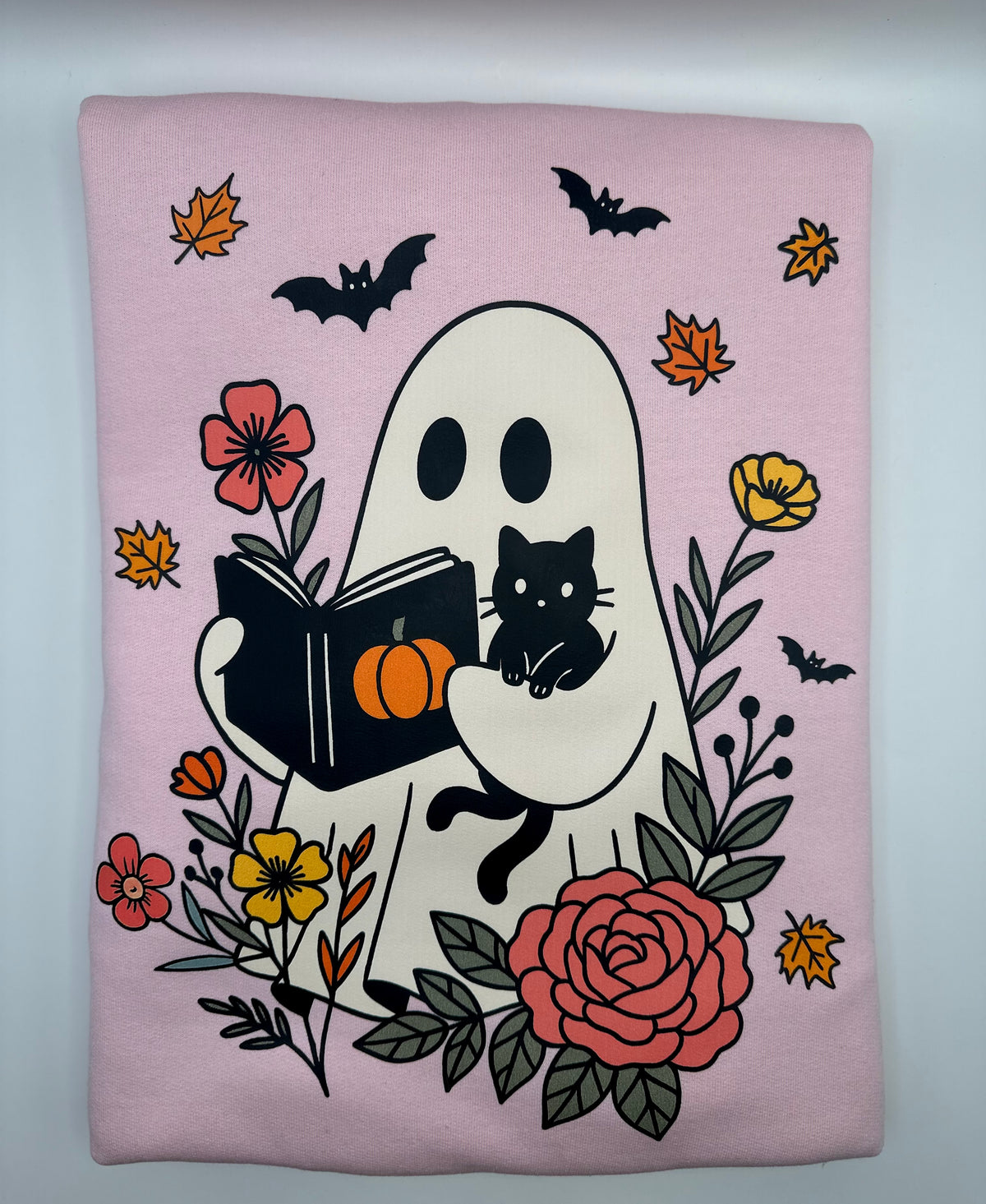 Ghost Reading Sweatshirt