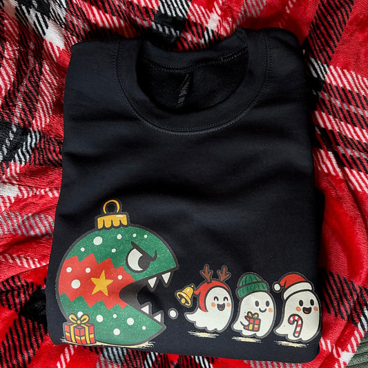 Holiday Ornament + Ghosts Sweatshirt