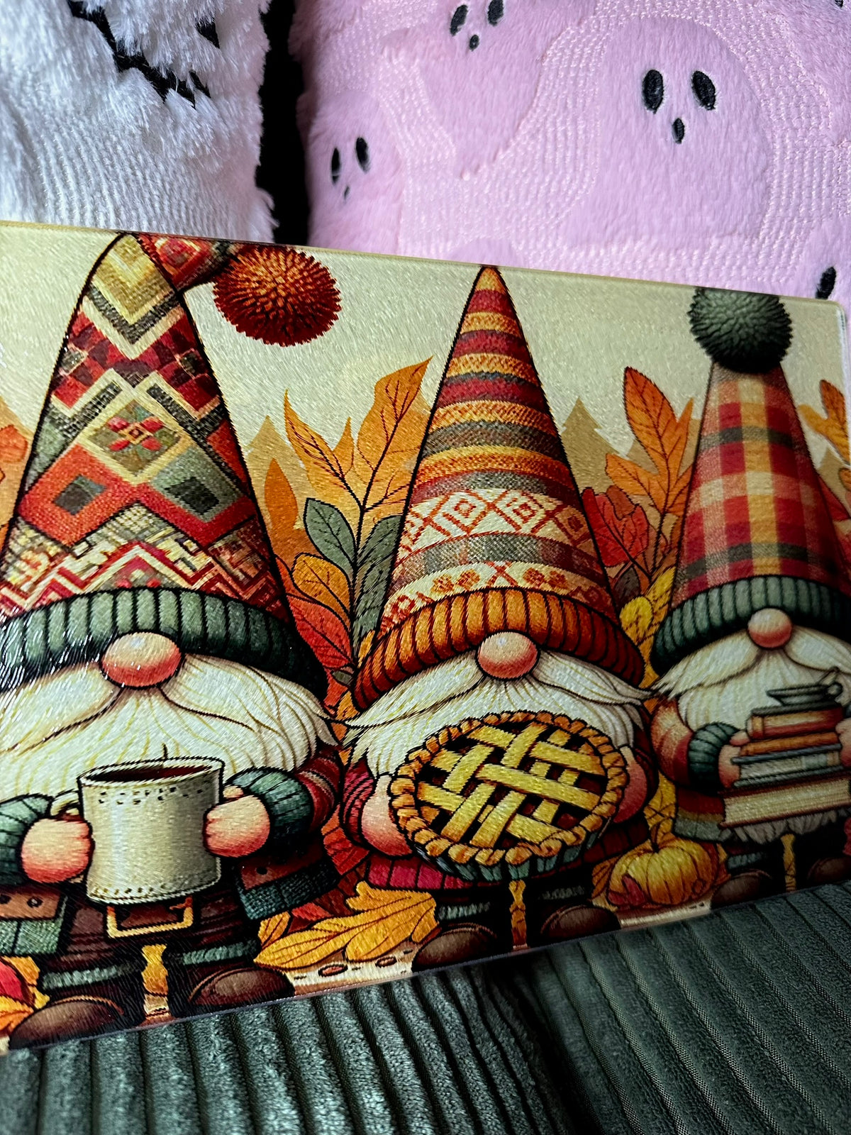 Autumn Gnomes Cutting Board