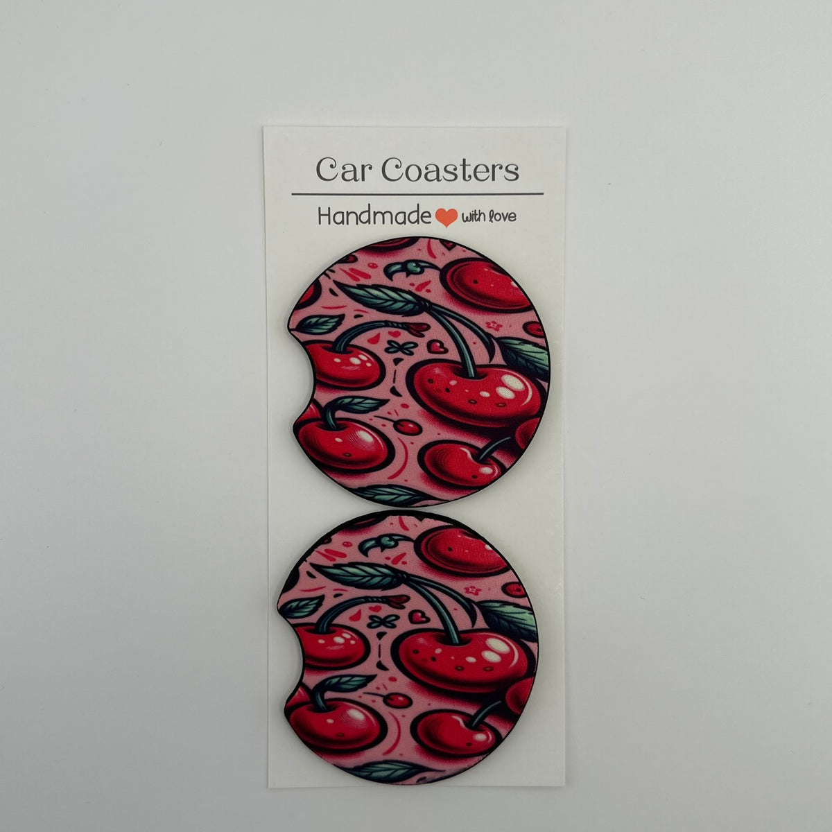 Cherry Pop Cuties Car Coasters