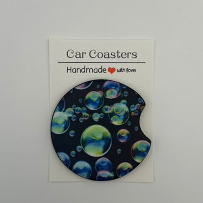 Neon Bubbles Car Coaster