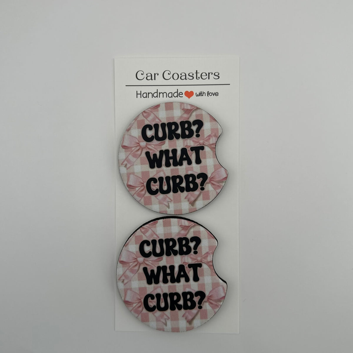 Curb? What Curb? Car Coasters
