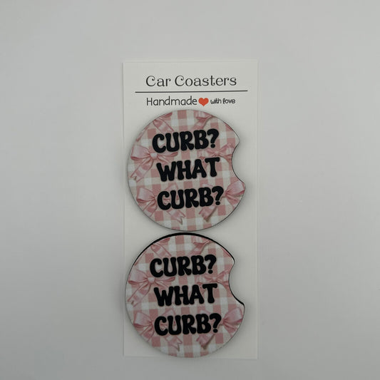 Curb? What Curb? Car Coasters